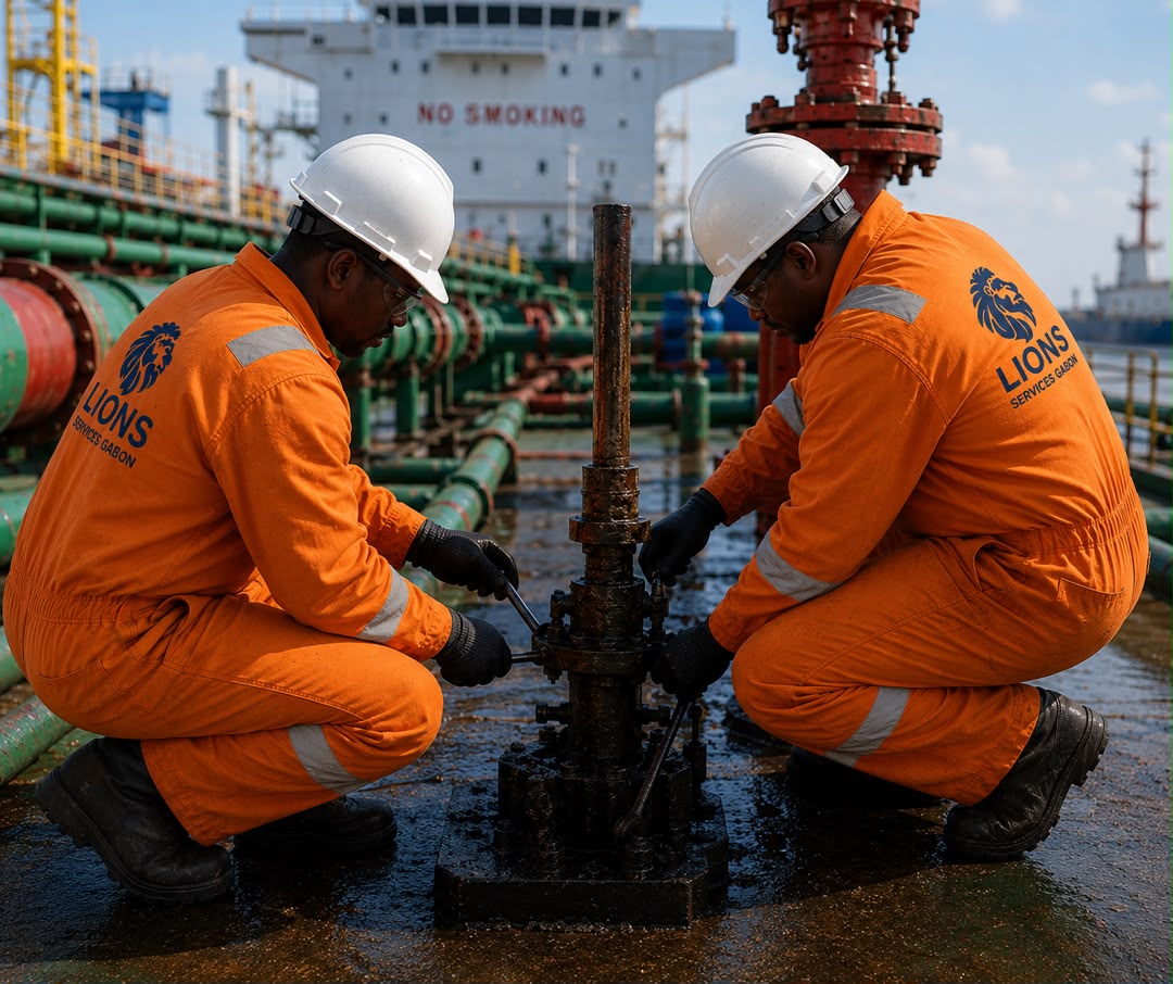 Opérations de bunkering maritime - Contrôle qualité et quantité de carburant Lions Services Gabon